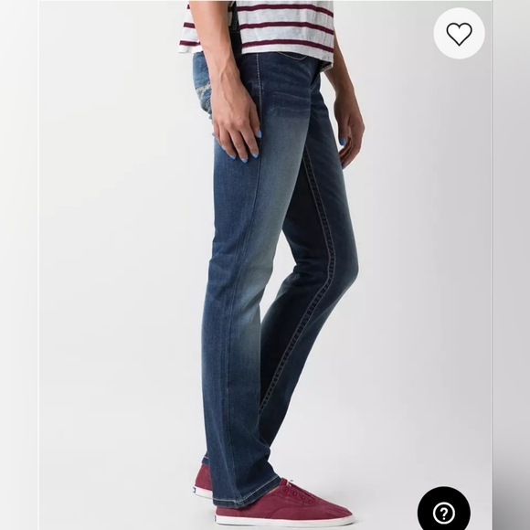 BKE Women's Straight Leg Jeans - Dark Blue - Picture 2 of 16